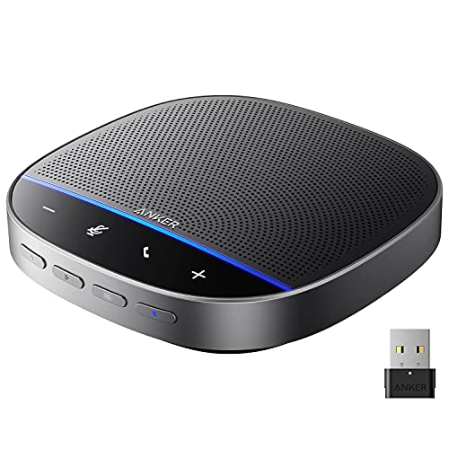 Anker PowerConf S500 Konferenz-Lautsprecher mit Zoom Zertifizierung, USB-C Bluetooth-Lautsprecher für Anrufe, Konferenzen, Telefonieren, Mikrofone für smarte Stimmaufnahme (Generalüberholt) von Anker