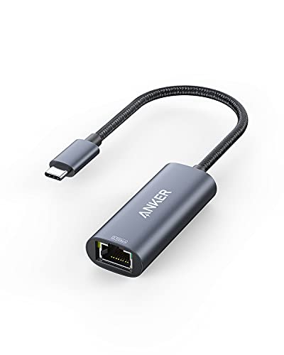 Anker PowerExpand USB-C auf Gigabit Ethernet Adapter, USB-C auf 2.5 Gbps Ethernet Hub aus Aluminium, Kompatibel mit MacBook Pro, ab MacBook Air 2018, iPad Pro 2018, XPS von Anker