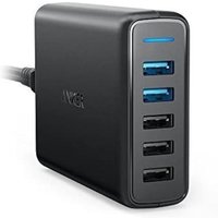 Anker PowerPort Speed 63W Quick Charge 3.0 5-Port USB Ladegerät USB schwarz von Anker