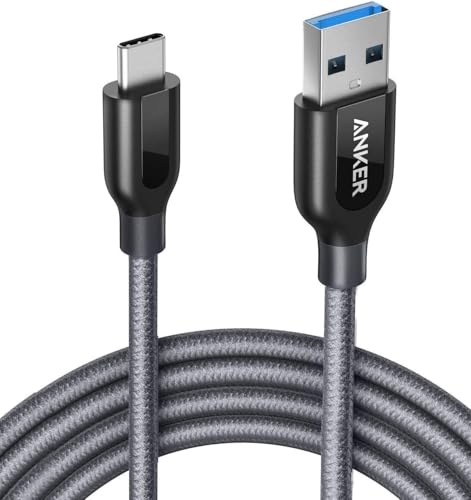 Anker Powerline+ 0.9m USB C Kabel auf USB 3.0 A, Beständig für USB Typ-C Geräte Inklusive Galaxy S8, S8+,S9, MacBook, Sony XZ, LG V20 G5 G6, HTC 10, Xiaomi 5 und weitere (Grau), Grau A von Anker