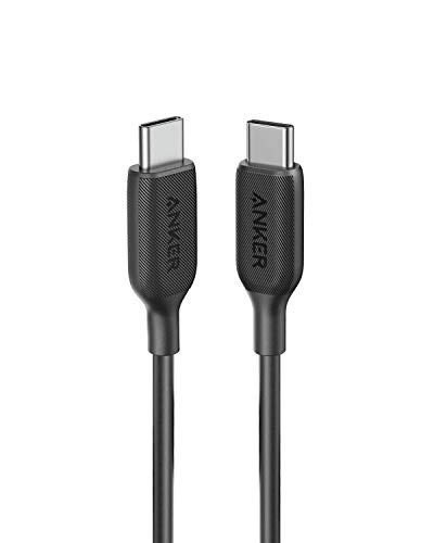 Anker Powerline III USB C auf USB C Kabel, 90cm langes blitzschnelles Ladekabel mit 60W Power Delivery PD für iPad Mini 6. Gen, MacBook Pro 2020, iPad Pro 2020, Galaxy S21, S9 S8 Plus (Schwarz) von Anker