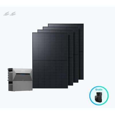Anker SOLIX Solarbank 2 Pro Flachdach Investitionsset von Anker