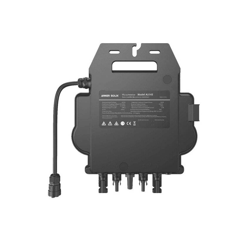 Anker Solix MI80 800W Mikrowechselrichter Balkonkraftwerk 1-phasig mit 0% MwSt nach §12 Abs. 3 UstG von Anker