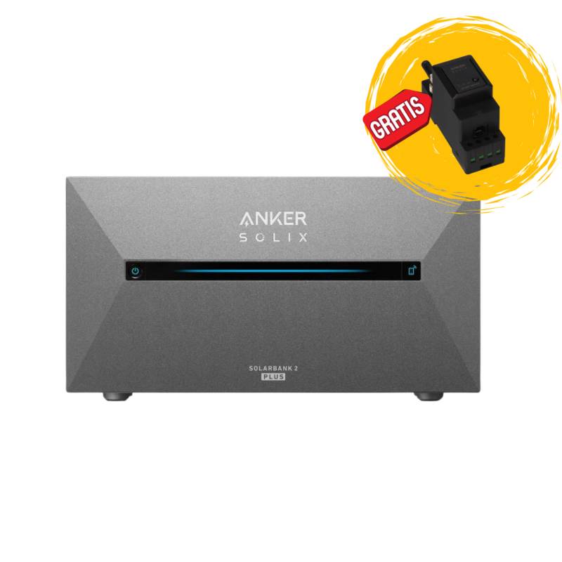 Anker Solix Solarbank 2 E1600 Pro + Smart Meter 3 Phasen 0% MwSt nach §12 Abs. 3 UstG von Anker
