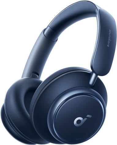 Anker Space Q45 Kopfhörer Verkabelt & Kabellos Kopfband Anrufe/Musik USB Typ-C Bluetooth Blau (A3040G31) von Anker