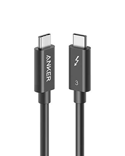 Anker Thunderbolt 3 Kabel 50cm,USB C auf USB C,unterstützt 100W superschnelles Laden und rapide Datenübertragung,für iPhone 16/15 Serie, MacBook Pro/Air, iPad Pro/Air, Pixel, Huawei, Matebook usw. Anker Thunderbolt 3 Kabel 50cm,USB C auf USB C,unterstützt 100W superschnelles Laden und rapide Datenübertragung,für iPhone 16/15 Serie, MacBook Pro/Air, iPad Pro/Air, Pixel, Huawei, Matebook usw. von Anker
