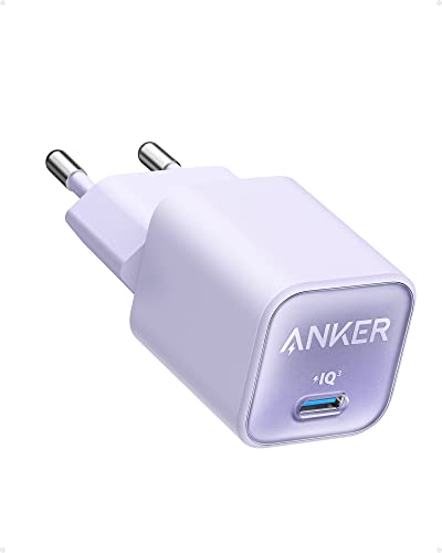 Anker USB C GaN Charger 30W, 511 Ladegerät (Nano 3), PIQ 3.0 PPS Schnellladegerät, iPad ladegerät, Kompatibel mit iPhone 15/15 Pro/15 Pro Max/14 Pro/14 Pro Max, Galaxy, Pixel 4/3, iPad von Anker