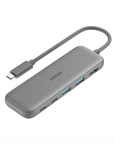 Anker USB C Hub, 332 USB-C Hub (5-in-1) mit 4K HDMI Display, 5Gbps Datenanschluss und 2 USB-A Ports für MacBook Pro, Air, Dell XPS, Lenovo Thinkpad, HP Laptops Mehr von Anker