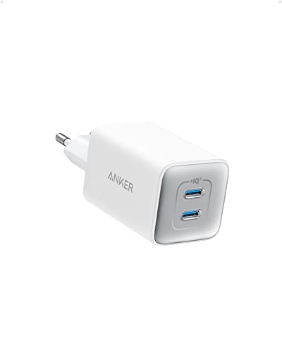 Anker USB C Ladegerät 47W, 523 Charger (Nano 3), kompakt mit 2 Anschlüssen GaN Schnellladegerät für iPhone 15/15 Plus/15 Pro/15 Pro Max/14, Galaxy, Pixel 4/3, iPad/iPad Mini (Kabel Nicht enthalten) von Anker