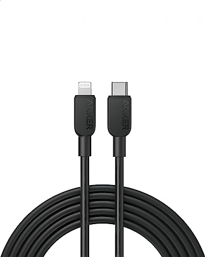 Anker USB C auf Lightning Kabel, 310 USB-C auf Lightning Ladekabel (300cm), MFi zertifiziert, Schnellladekabel für iPhone 14 Plus 14 14 Pro Max 13 13 Pro 12 11 X XS XR,Ladegerät nicht enthalten von Anker