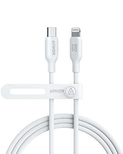 Anker USB C auf Lightning Kabel, 541 Kabel (Aurora, 180cm), MFi zertifiziert, Bio Schnellladekabel für iPhone 14 14 Pro 14 Pro Max 13 13 Pro 12 11 X XS XR 8 Plus (Ohne Netzteil) von Anker