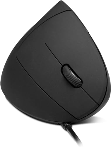 Anker Vertikale Maus Vertical Ergonomic Optical Mouse - USB Kabel Kompatibel, Rechtshänder, Komfort & Stamm Elimination am Hand & Gelenk, 1000/ 1600 DPI, 5 Tasten von Anker