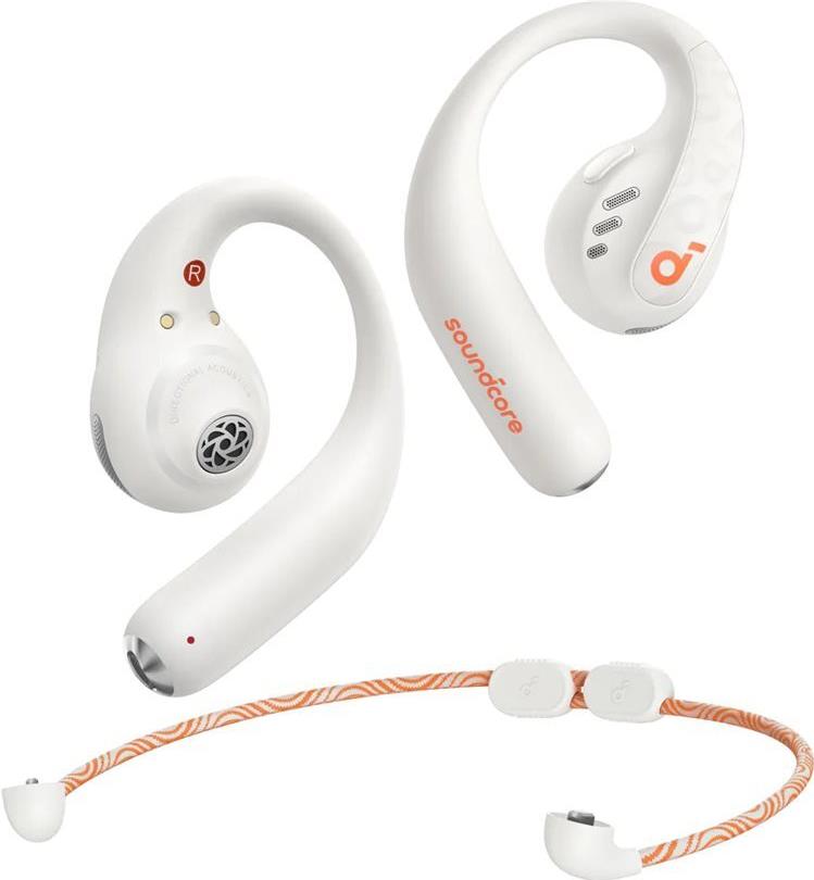 Anker Soundcore AeroFit Pro - True Wireless-Kopfhörer mit Mikrofon - offenes Ohr - über dem Ohr angebracht - Bluetooth - weiß (A3871G21) von Anker