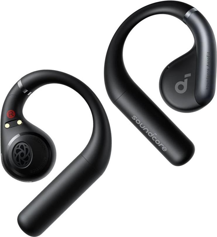 Soundcore AeroFit - True Wireless-Kopfhörer mit Mikrofon - offenes Ohr - über dem Ohr angebracht - Bluetooth - Schwarz (A3872G11) von Anker