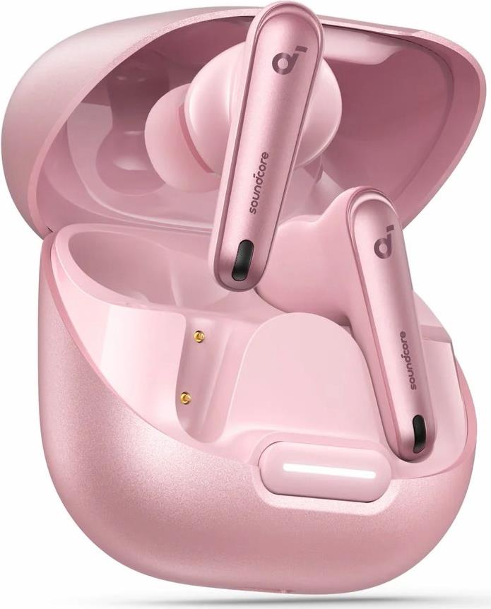 Soundcore Liberty 4 NC - True Wireless-Kopfhörer mit Mikrofon - im Ohr - Bluetooth - aktive Rauschunterdrückung - pastellrosa (A3947G51) von Anker