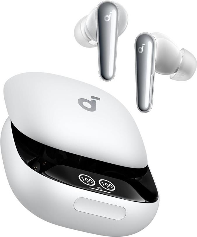 Soundcore Liberty 4 Pro - True Wireless-Kopfhörer mit Mikrofon - im Ohr - Bluetooth - aktive Rauschunterdrückung - weiß (A3954G21) von Anker