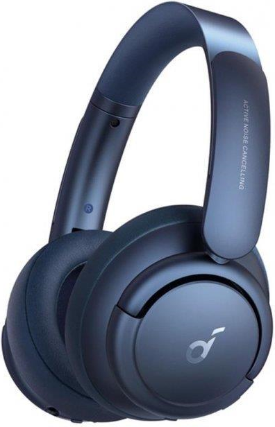 Soundcore Life Q35 - Kopfhörer mit Mikrofon - ohrumschließend - Bluetooth - kabellos, kabelgebunden - NFC - aktive Rauschunterdrückung - 3,5 mm Stecker - Blau (A3027G31) von Anker