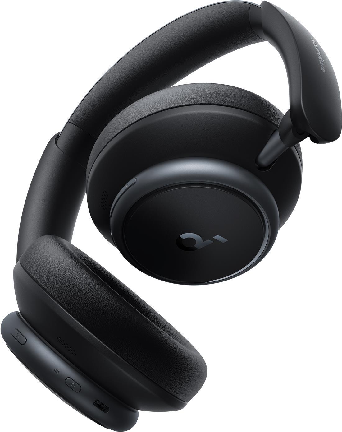 Soundcore Space Q45 Kopfhörer Verkabelt & Kabellos Kopfband Anrufe/Musik Bluetooth Schwarz (A3040G11) von Anker