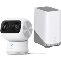 eufy S350 Überwachungskamera 4K 360 Grad Dual-Cam Indoor + Homebase 3 von Anker