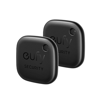 eufy T87B0 Security SmartTrack Link Schlüsselfinder schwarz, 2er-Pack von Anker