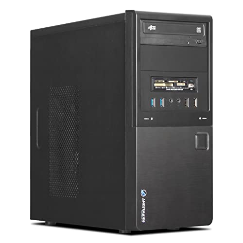 Ankermann Silent Desktop PC Barcelona | Intel Core i5-4570 | 8GB RAM | 480GB SSD | Windows 10 | Libre Office von Ankermann-PC