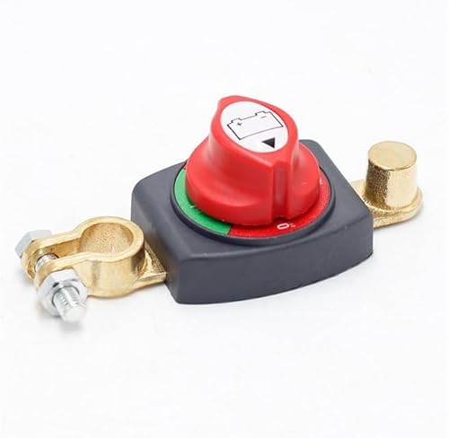 Anlising Batterietrennschalter, 12V-48V Batterieschalter, Batterie Trennschalter, Autobatterie Trennschalter, Batterie Hauptschalter, Batteriehauptschalter, für Auto,Boat,Caravan,Marine,Motorrad,Yacht von Anlising
