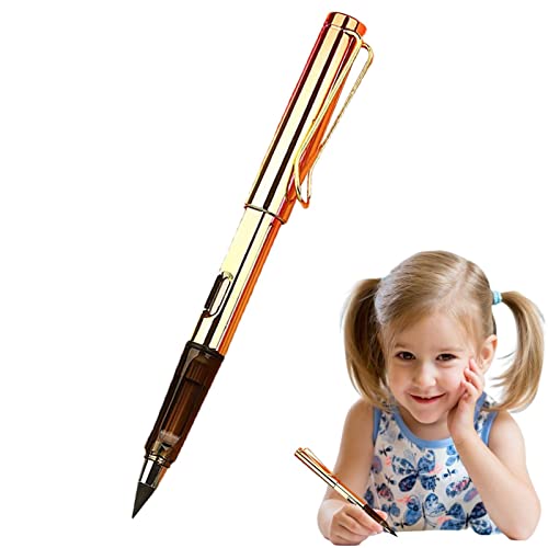 Anloximt Ewiger Bleistift | Tintenfreier ewiger tintenloser Bleistift, löschbar | Schreibwerkzeuge ohne Bleistiftspitzen mit Radiergummi zum Schreiben und Zeichnen von Anloximt