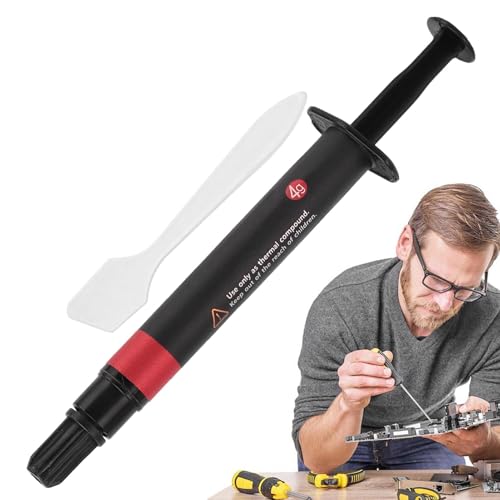 Anloximt PC-Wärmeleitpaste,Kühlende Wärmeleitpaste,Wärmeleitpaste zum Kühlen | Effektiver Wärmeableitungs-Wärmeleitpastenreiniger, Flüssigmetall-Wärmeleitpaste, sicher für Desktop-Computer Anloximt PC-Wärmeleitpaste,Kühlende Wärmeleitpaste,Wärmeleitpaste zum Kühlen | Effektiver Wärmeableitungs-Wärmeleitpastenreiniger, Flüssigmetall-Wärmeleitpaste, sicher für Desktop-Computer von Anloximt