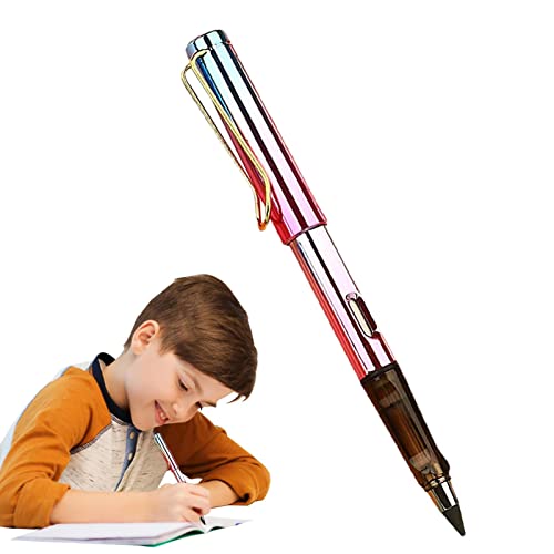Anloximt Unendlicher Bleistift,Auswechselbarer, unbegrenztes Schreiben, ewiger Bleistift, keine Tinte - Schreibbleistift mit Radiergummi Inkless Home School Supplies von Anloximt