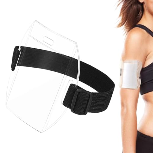 Armband Ausweishalter - Skipasshalter Armband - Arm Abzeichenhalter - Hochsichtbares Sicherheitsarmband | Für Rettungspersonal, Sicherheitspersonal,Wachen von Anloximt