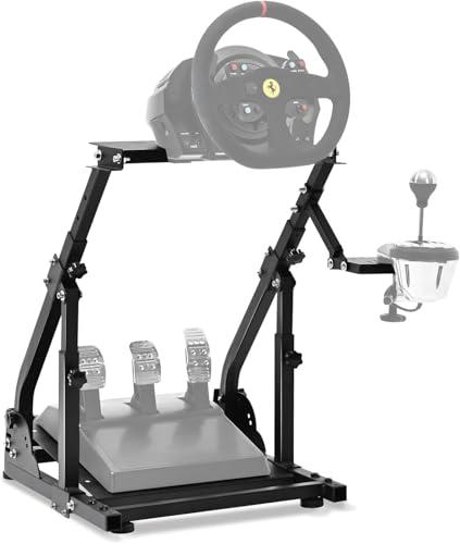 Anman Rennsimulator-Ständer Passend für Logitech G923 G920 Thrustmaster T80 T150 Fanatec Rennsimulator-Gestell ohne Lenkrad/Pedal/Handbremse/Schalthebel Anman Rennsimulator-Ständer Passend für Logitech G923 G920 Thrustmaster T80 T150 Fanatec Rennsimulator-Gestell ohne Lenkrad/Pedal/Handbremse/Schalthebel von Anman