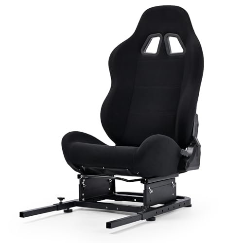 Anman Sitzhalterung mit einstellbarem Gaming-Stuhl für Lenkradständer - einstellbare Höhe mit rutschfesten Gummifüßen, Heavy-Duty 113KG Kapazität Anman Sitzhalterung mit einstellbarem Gaming-Stuhl für Lenkradständer - einstellbare Höhe mit rutschfesten Gummifüßen, Heavy-Duty 113KG Kapazität von Anman
