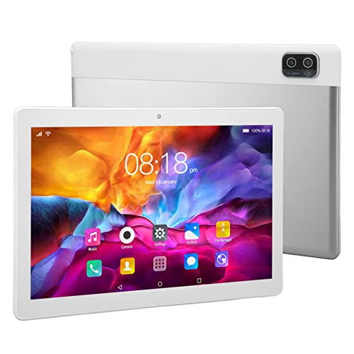 10,1 Zoll Android 12 Tablet, 6 GB RAM und 128 GB Speicher (TF-Karte Bis zu 128 GB), 8800 MAh Akkulaufzeit, IPS Full HD 1080p HD-Display, DREI Kartensteckplätze, Zehnkern-CPU-Prozessor, Wi-Fi und(EU) von Annadue