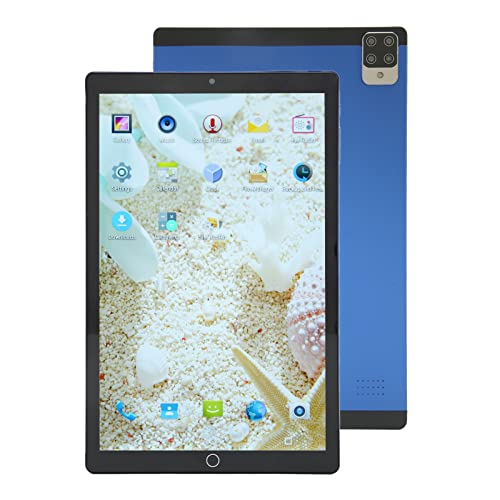 10,1 Zoll IPS Tablet für Android11-2,4/5 G WiFi Talkable Smart Tablet 6+128 GB 5+13 MP MT6753 Octa Core GPS Unterstützung 3 Kartensteckplatz 1920 * 1080 6000mAh. Blau von Annadue
