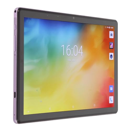 10,1 Zoll Tablet, 12 GB RAM 256 GB ROM IPS HD Touchscreen Tablet für Android 12, 8 MP 20 MP Dual Kameras 5G WiFi Office Tablet, 8800 MAh Akku (Lila) von Annadue