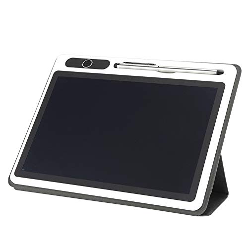 10 Zoll LCD Handschrifttafel mit Kunstledertasche, Elektronischem Notizblock, Handbemalungswerkzeug für Geschäftsbedarf, für Arbeit und Studium, Geschäftstreffen usw.(schwarz) von Annadue