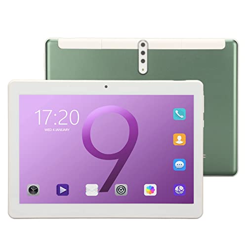 10 Zoll Tablet für Android 10.0 – Dual SIM 5G Wi Fi Tablet 3 GB RAM 32 GB ROM 2 MP + 5 MP Octa Core Prozessor 2,0 GHz 6000 MAh Grün von Annadue