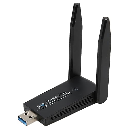 1300 Mbit/s USB-WLAN-Adapter, Dualband- 5.0, Hohe Geschwindigkeit, Breite Kompatibilität, Dualband-WLAN, USB3.0-Verbindung, für XP Vista 7 8 8.1 10 11 und OS X von Annadue