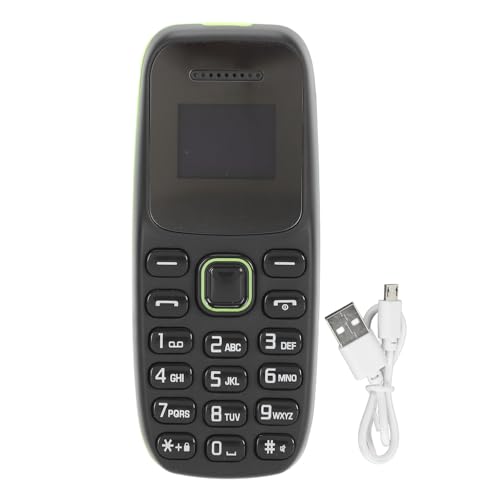 2G Entsperrtes Mobiltelefon für Senioren, 0,66 Zoll Entsperrtes Mobiles Basistelefon für ältere Menschen, Einfach zu Bedienendes Telefon mit Großen Tasten, Unterstützt Musik von Annadue