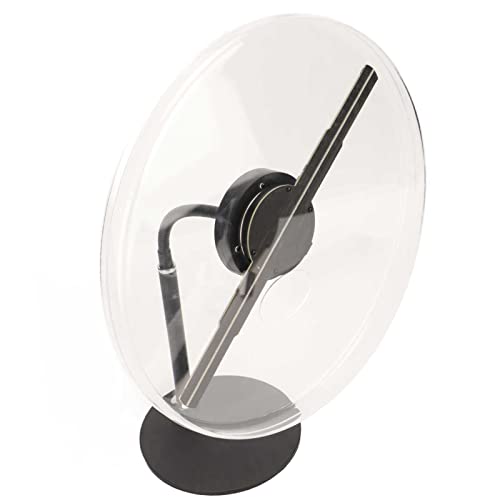 Annadue 3D Hologramm Projektor, 30CM LED Hologramm Ventilator Hologram Projektor Advertising Display für Ausstellungen, Einkaufszentren, Weihnachten Halloween von Annadue