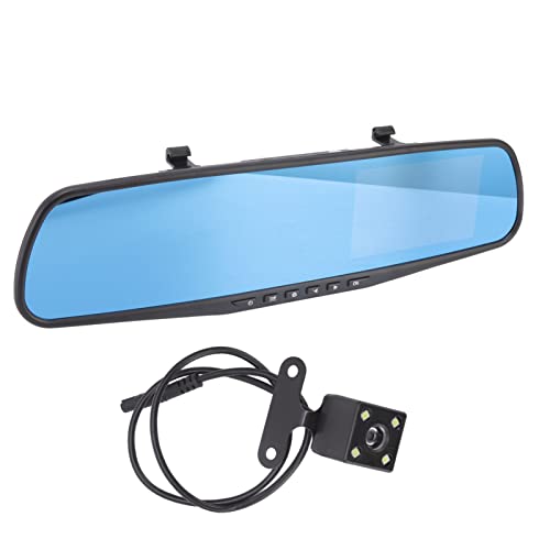 4,3-Zoll-Spiegel-Dashcam, Full HD 1080P-LCD-Bildschirm, 170 ° Weitwinkel-Auto-Rückfahrkamera mit Loop-, Automatische , Parküberwachung, G-Sensor von Annadue