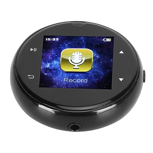 4 GB/8 GB/16 GB/32 GB Digitaler Diktiergerät Multifunktions-Bluetooth 4.2 MP3-Player AⅥ Videoplayer Wiederaufladbares USB-Diktiergerät (8 GB) von Annadue