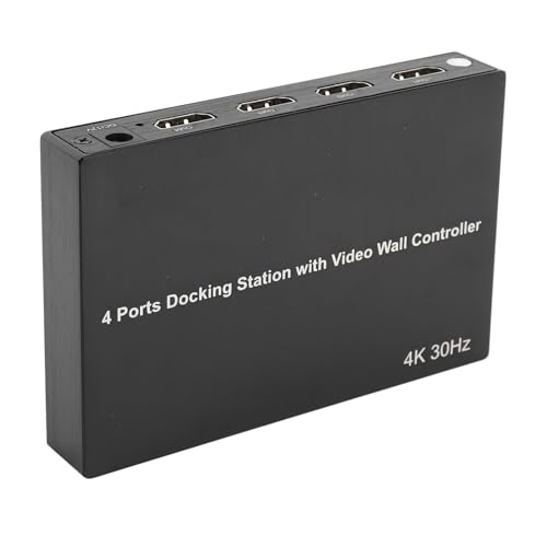4 Port USB 3.0 Dockingstation 4K 30 Hz X 2 1080p 60 Hz X 2 Hub mit Typ C Port für Wins OS X (EU-Stecker) von Annadue