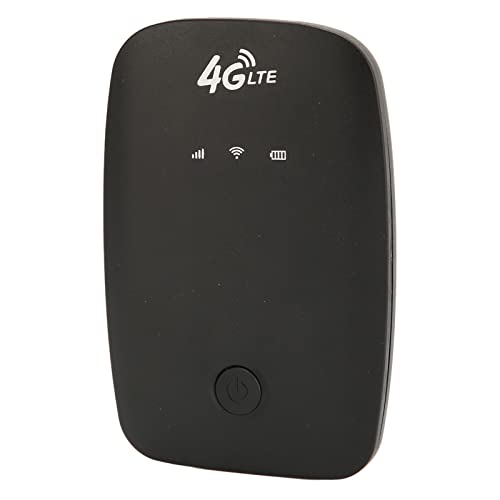 4G LTE WLAN Router, H808 Tragbarer Mobiler WLAN Hotspot mit SIM Kartensteckplatz und LED Anzeige, Bis zu 10 Benutzer, Mobiler WLAN Hotspot für Reisen, Urlaub, Camping Usw von Annadue