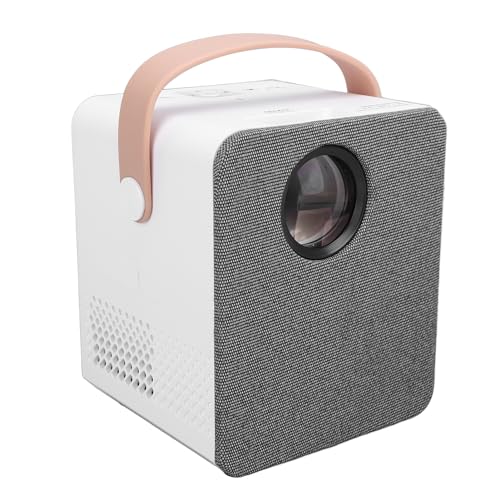 4K-Projektor mit 5GWiFi und Bluetooth, Tragbarer Videoprojektor mit Automatischer Trapezkorrektur, Zwei 5W-Stereo-Surround-Lautsprechern, 2,4G 5GWiFi-Bluetooth-Projektor für von Annadue