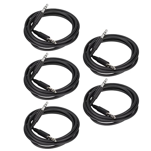 5 X AUX-Kabel, 1,2 M Kurz, 3,5 Mm Stecker auf Stecker, AUX-Soundkabel, Audiokabel, AUX-Kabel, AUX-Kabel für Kopfhörer/Auto/Heimstereo/Laptop/Lautsprecher, Klinke auf Klinke, Schwarz 5 X AUX-Kabel, 1,2 M Kurz, 3,5 Mm Stecker auf Stecker, AUX-Soundkabel, Audiokabel, AUX-Kabel, AUX-Kabel für Kopfhörer/Auto/Heimstereo/Laptop/Lautsprecher, Klinke auf Klinke, Schwarz von Annadue