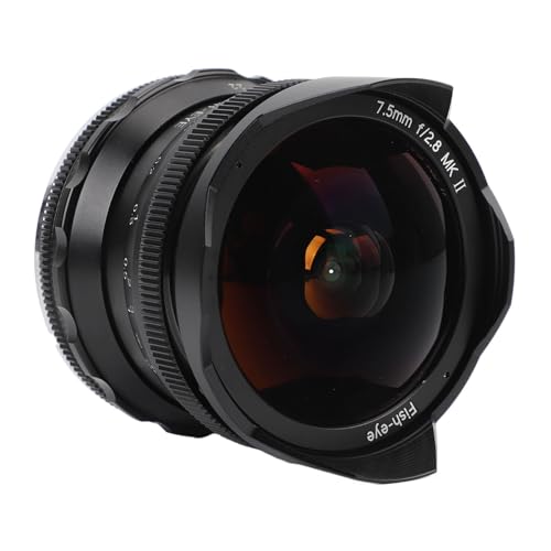7,5mm F 2,8 Fisheye Objektiv Weitwinkel Manueller Fokus Für E-Mount Spiegellose Kamera, 180-Grad-Ansichten Super Weitwinkel, Kompatibel mit A7 A7II A7R A7RII A7S A7SII, A6000 7,5mm F 2,8 Fisheye Objektiv Weitwinkel Manueller Fokus Für E-Mount Spiegellose Kamera, 180-Grad-Ansichten Super Weitwinkel, Kompatibel mit A7 A7II A7R A7RII A7S A7SII, A6000 von Annadue