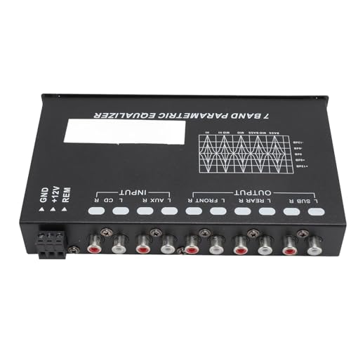 7-Band-Car-Audio-Grafik-Equalizer, Car-Equalizer, Variable Verstärkungseinstellung, CD-AUX-Eingang, Auswahl des Eingangs-EQ für Stereosystem-Equalizer, Car-Audio von Annadue