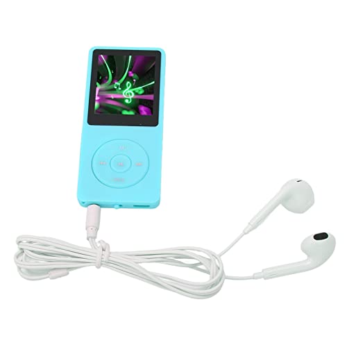 8 GB MP3 MP4 Player, Tragbarer Musik Player mit 1,8 Zoll TFT HD Bildschirm, Walkman Sportmusik Player mit Kopfhörer Zum Gehen/Joggen/Training, 64GB Erweiterbar, 30 Stunden (Blau) von Annadue