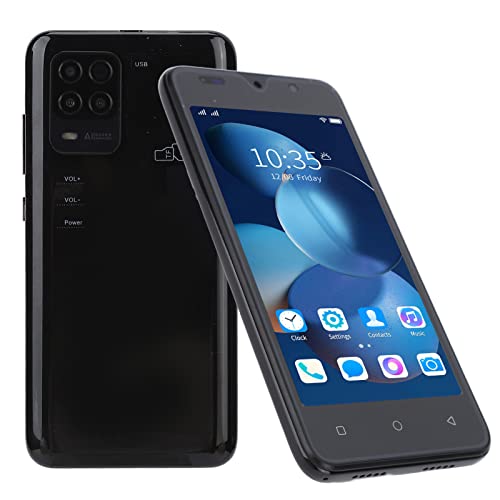 8 Pro Smartphone ohne Vertrag,Android Handy ohne Vertrag,5 Zoll Vollbild Display,512MB RAM 4GB ROM Speicher,Dual SIM Handy,Gesichtserkennung,Schlankes Mobiltelefon für Android 4.4.2(Schwarz) von Annadue